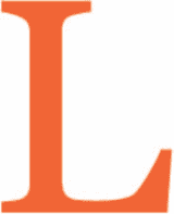 The image showcases a striking, bold, orange letter "L" on a pristine white background, embodying the sleek aesthetics often celebrated in Lab Designs.