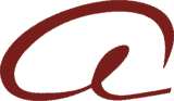 A maroon, stylized lowercase "a" graces the white background, reminiscent of a Laminart design.