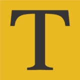 A large black letter "T" is boldly showcased on a yellow background, reminiscent of the sleek design often associated with Trespa surfaces.