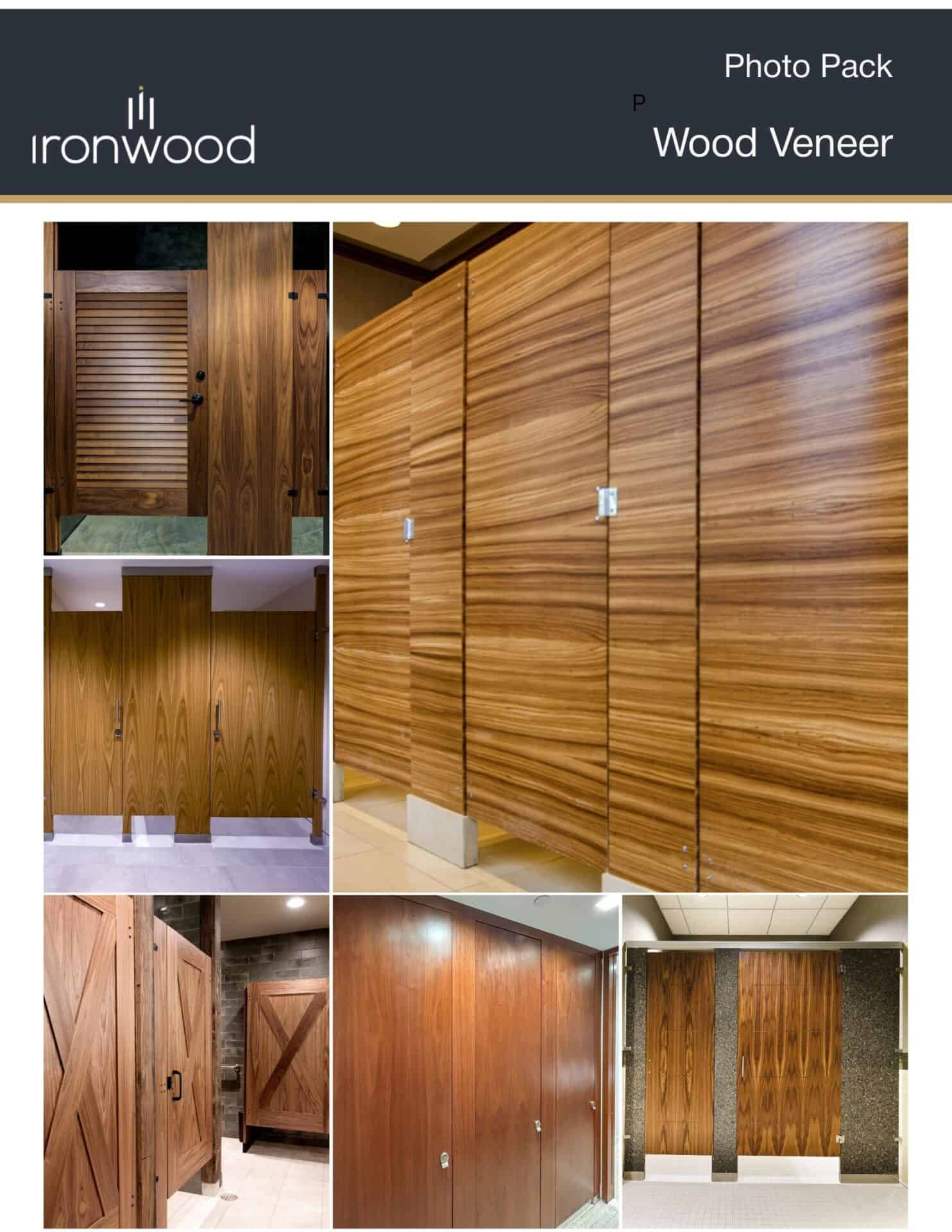Cover of the Wood Veneer Restroom Partition Image Pack